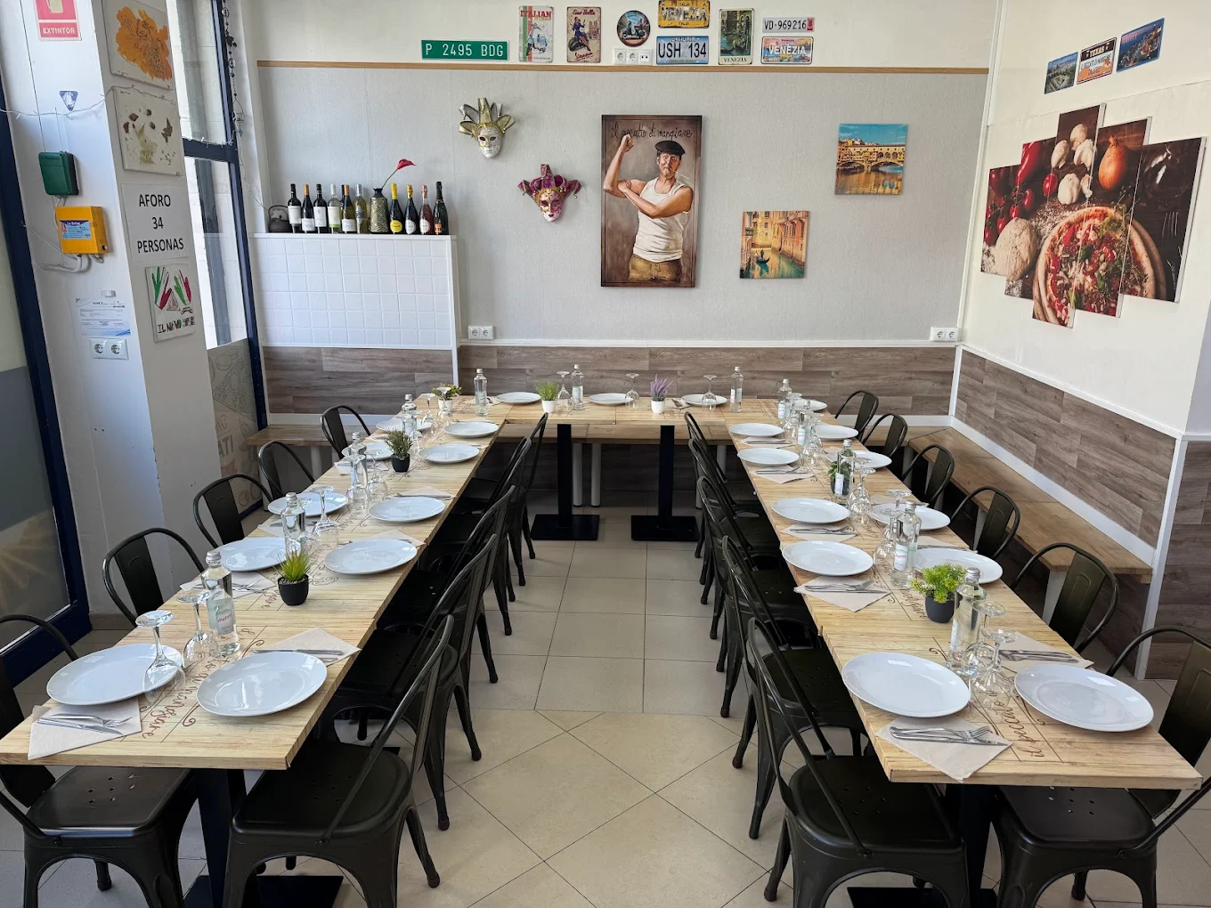 Interior del restaurante
