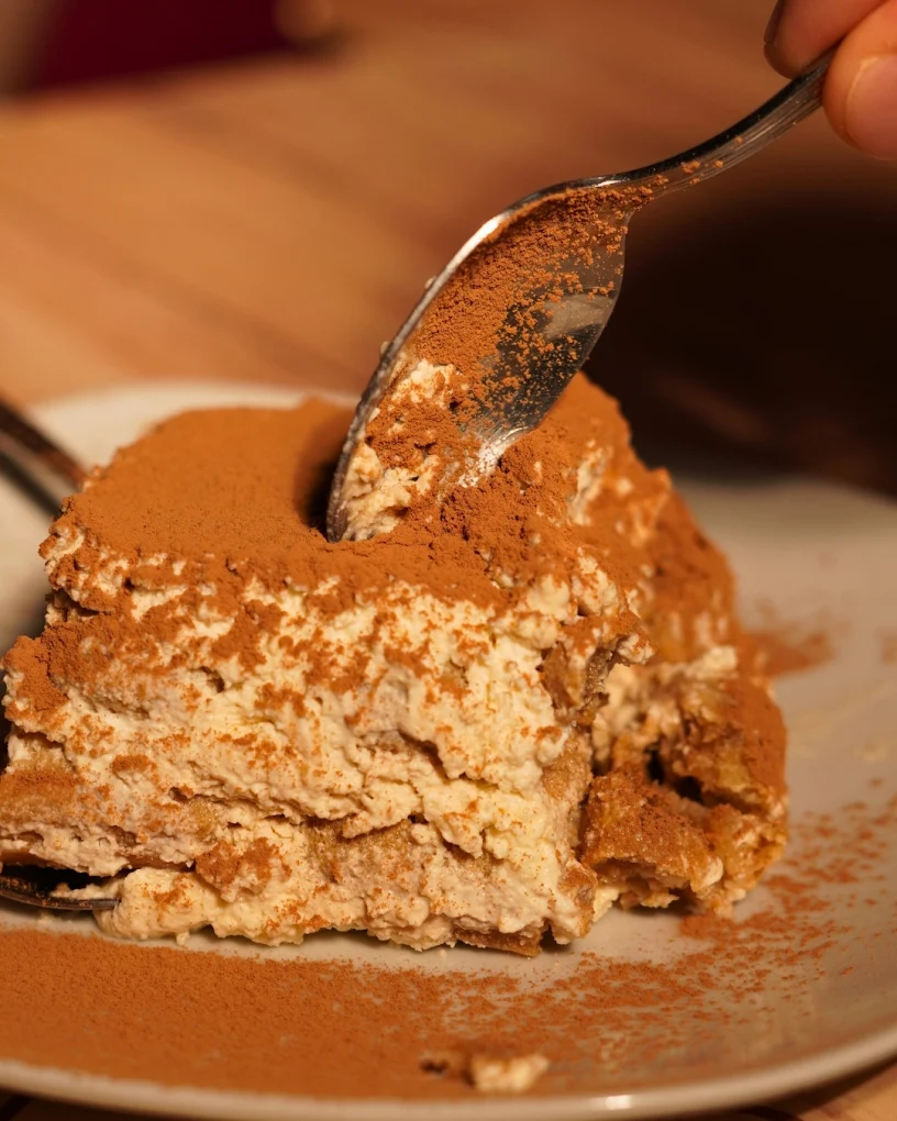 Tiramisú casero
